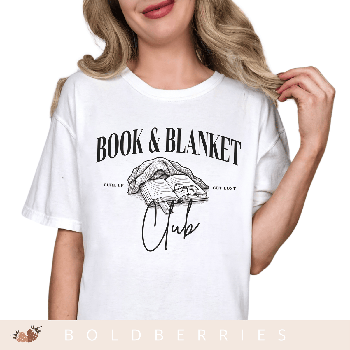 Book & Blanket Club - Adult T-Shirt