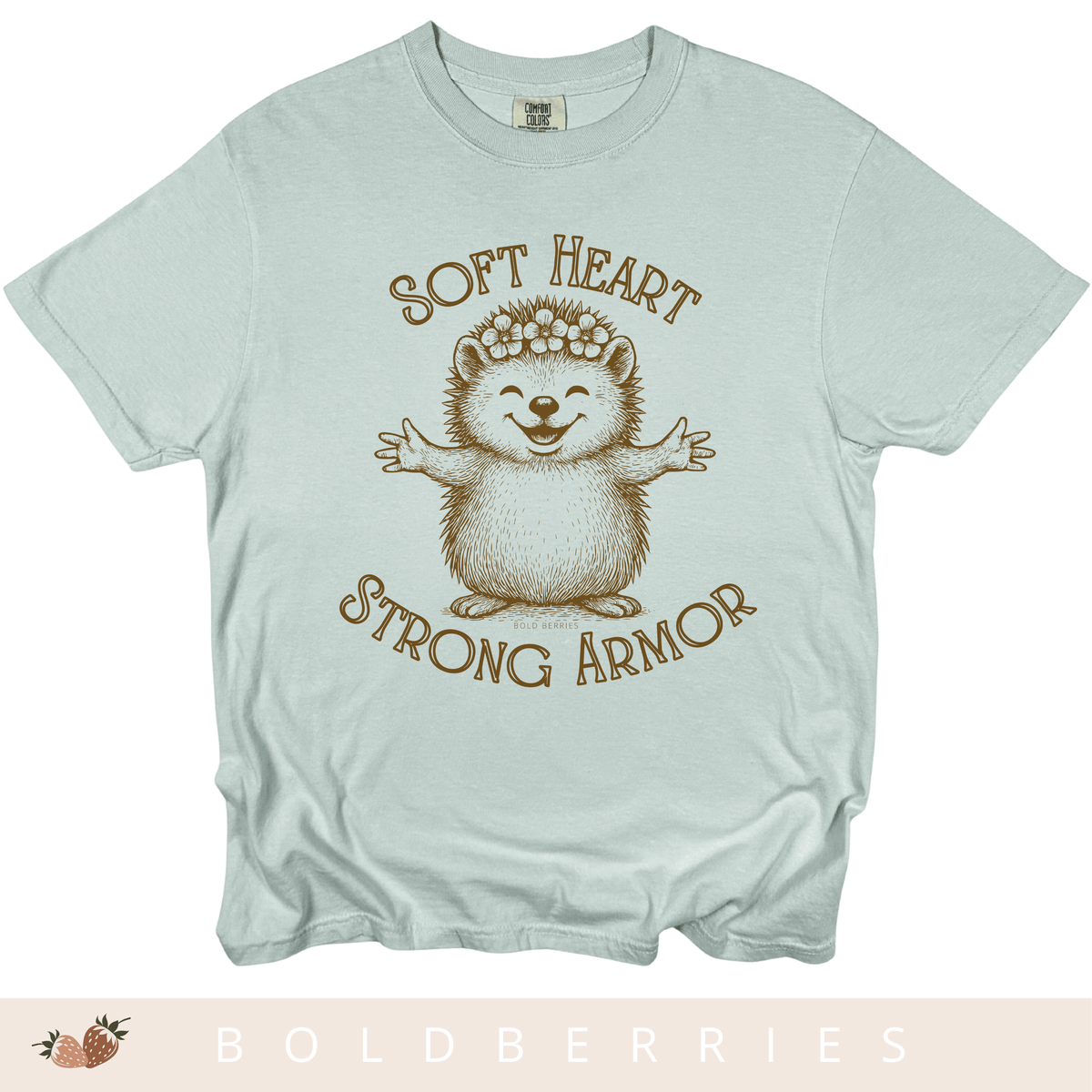 Soft Heart Strong Armor - Adult T-Shirt