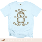 Soft Heart Strong Armor - Adult T-Shirt