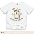 Soft Heart Strong Armor - Adult T-Shirt