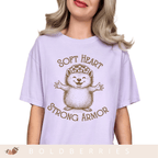 Soft Heart Strong Armor - Adult T-Shirt