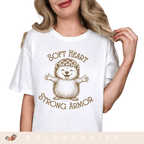 Soft Heart Strong Armor - Adult T-Shirt