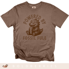 Powered by Fossil Fuel - Adult T-Shirt