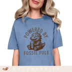 Powered by Fossil Fuel - Adult T-Shirt