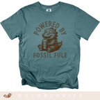 Powered by Fossil Fuel - Adult T-Shirt