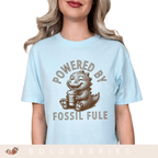 Powered by Fossil Fuel - Adult T-Shirt