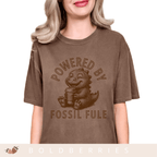 Powered by Fossil Fuel - Adult T-Shirt