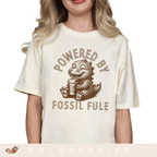 Powered by Fossil Fuel - Adult T-Shirt