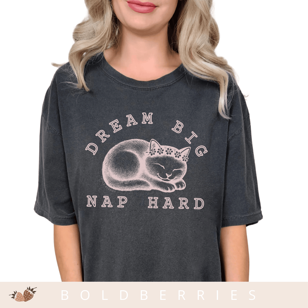 Dream Big Nap Hard - Adult T-Shirt