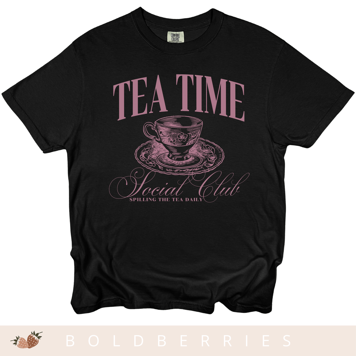Tea Time Social Club - Adult T-Shirt