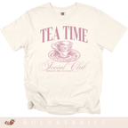 Tea Time Social Club - Adult T-Shirt