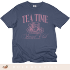 Tea Time Social Club - Adult T-Shirt