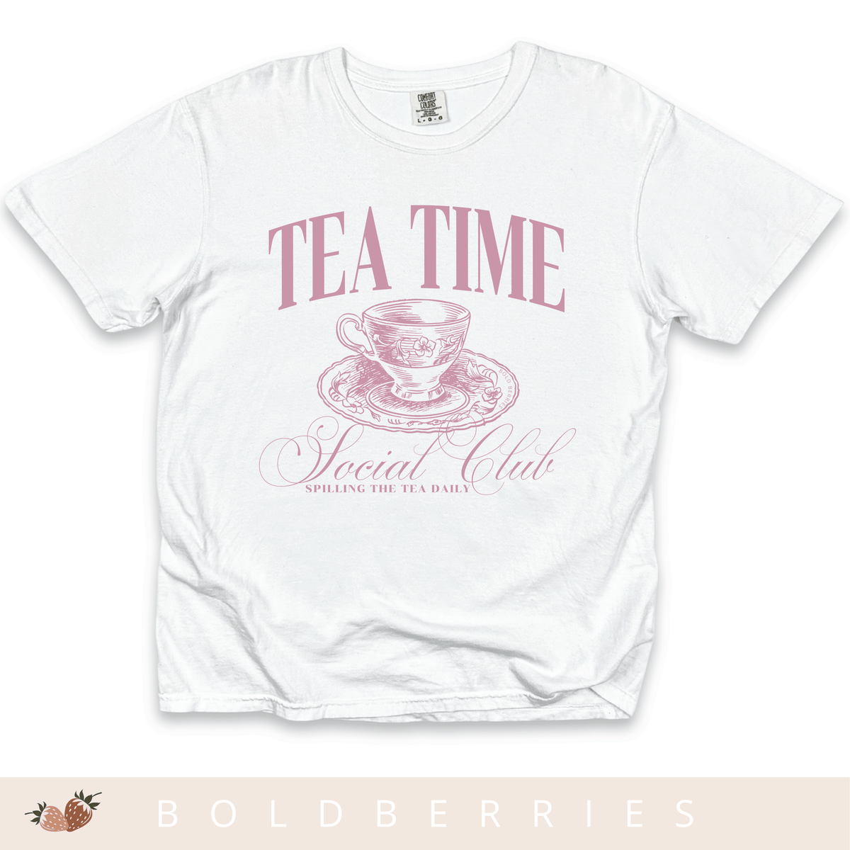 Tea Time Social Club - Adult T-Shirt