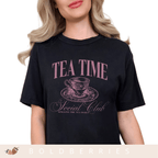 Tea Time Social Club - Adult T-Shirt