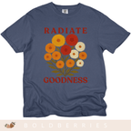 Radiate Goodness November Birth Flower - Adult T-Shirt