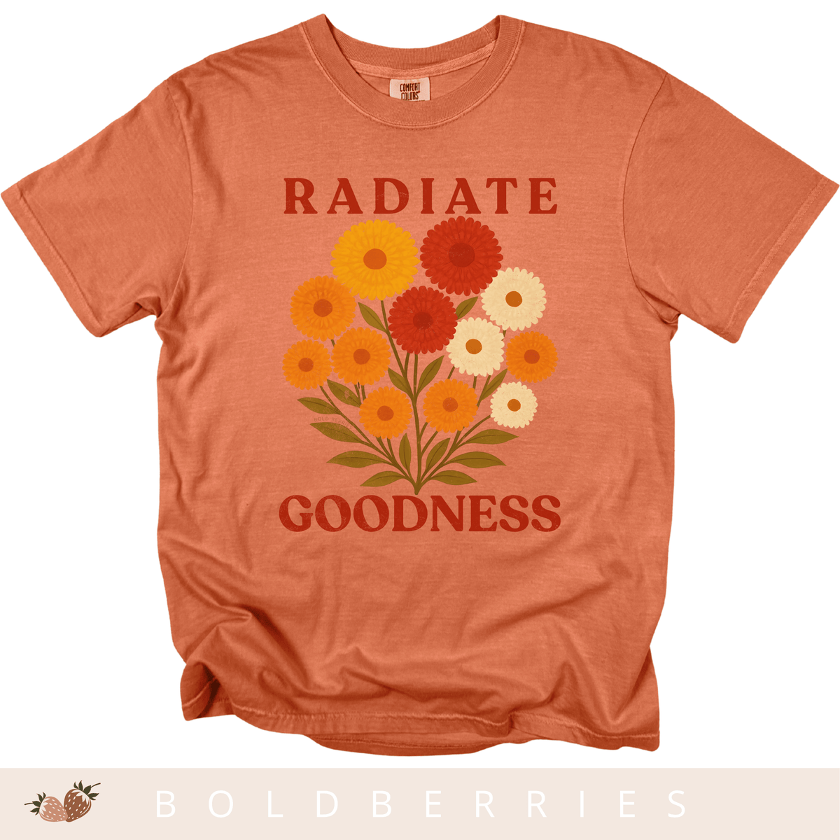Radiate Goodness November Birth Flower - Adult T-Shirt