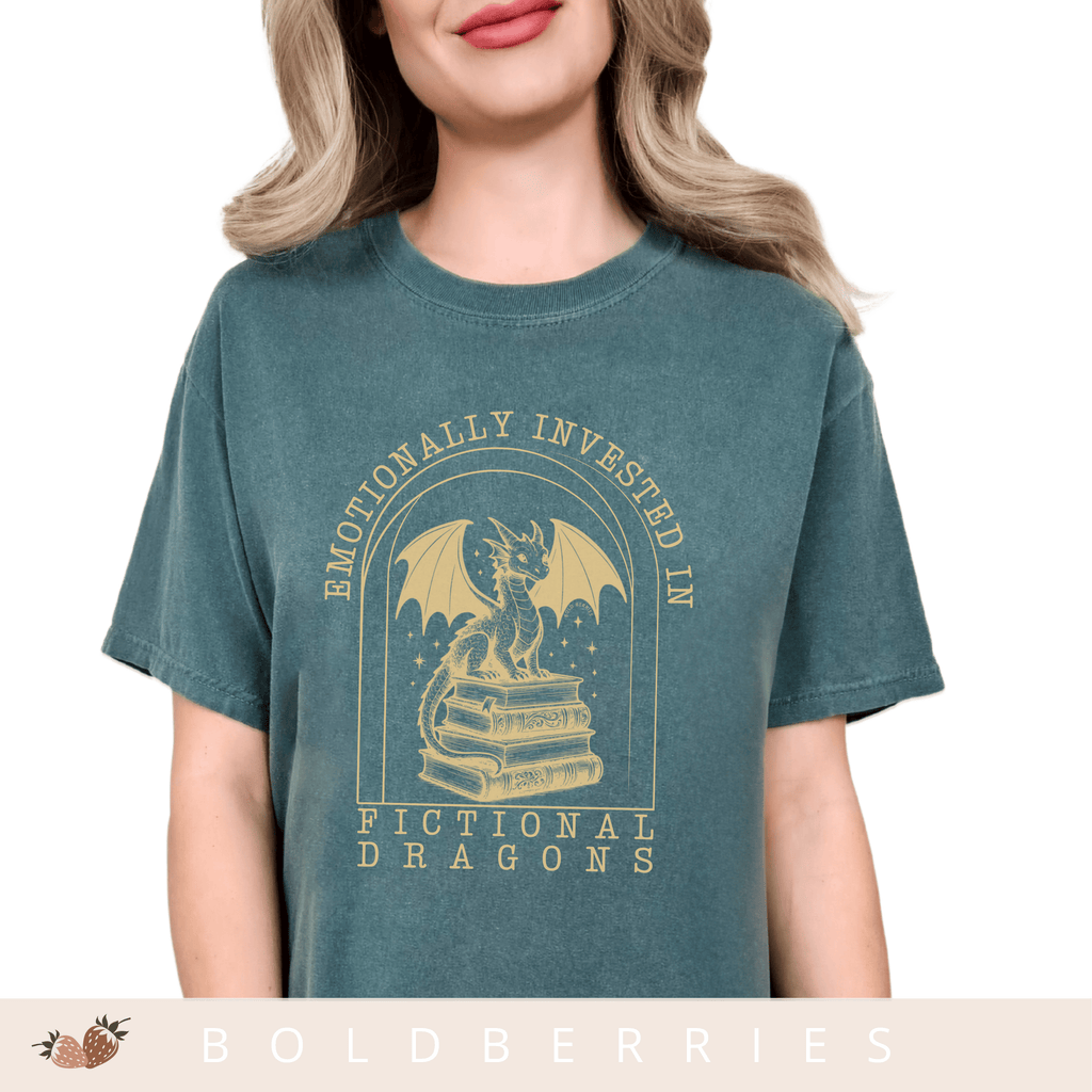 Emotionally Invested in Fictional Dragons - Adult T-Shirts