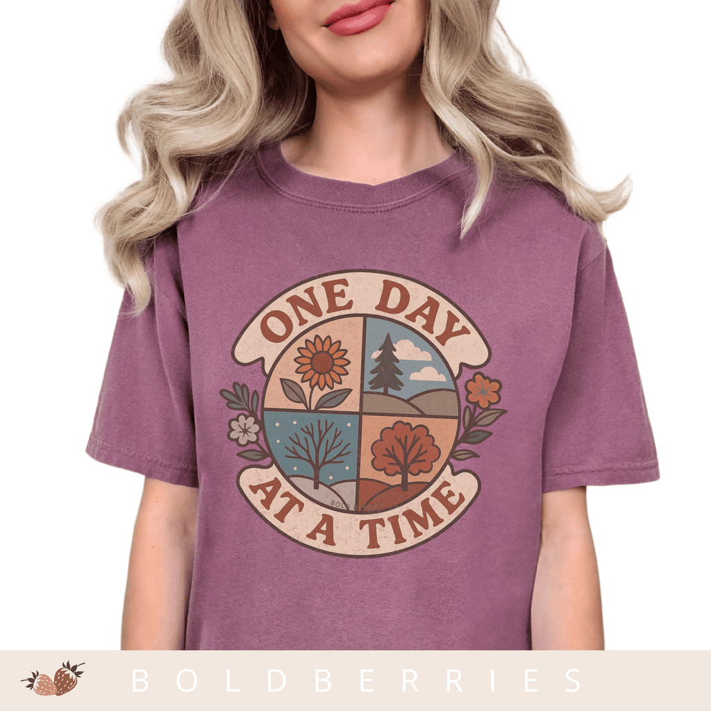 One Day at a Time - Adult T-Shirt