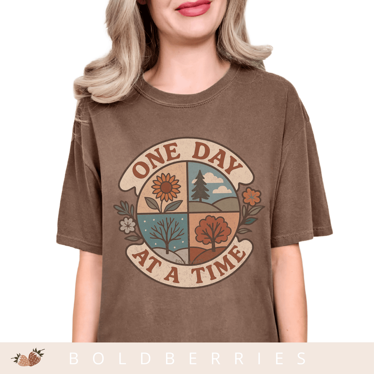One Day at a Time - Adult T-Shirt
