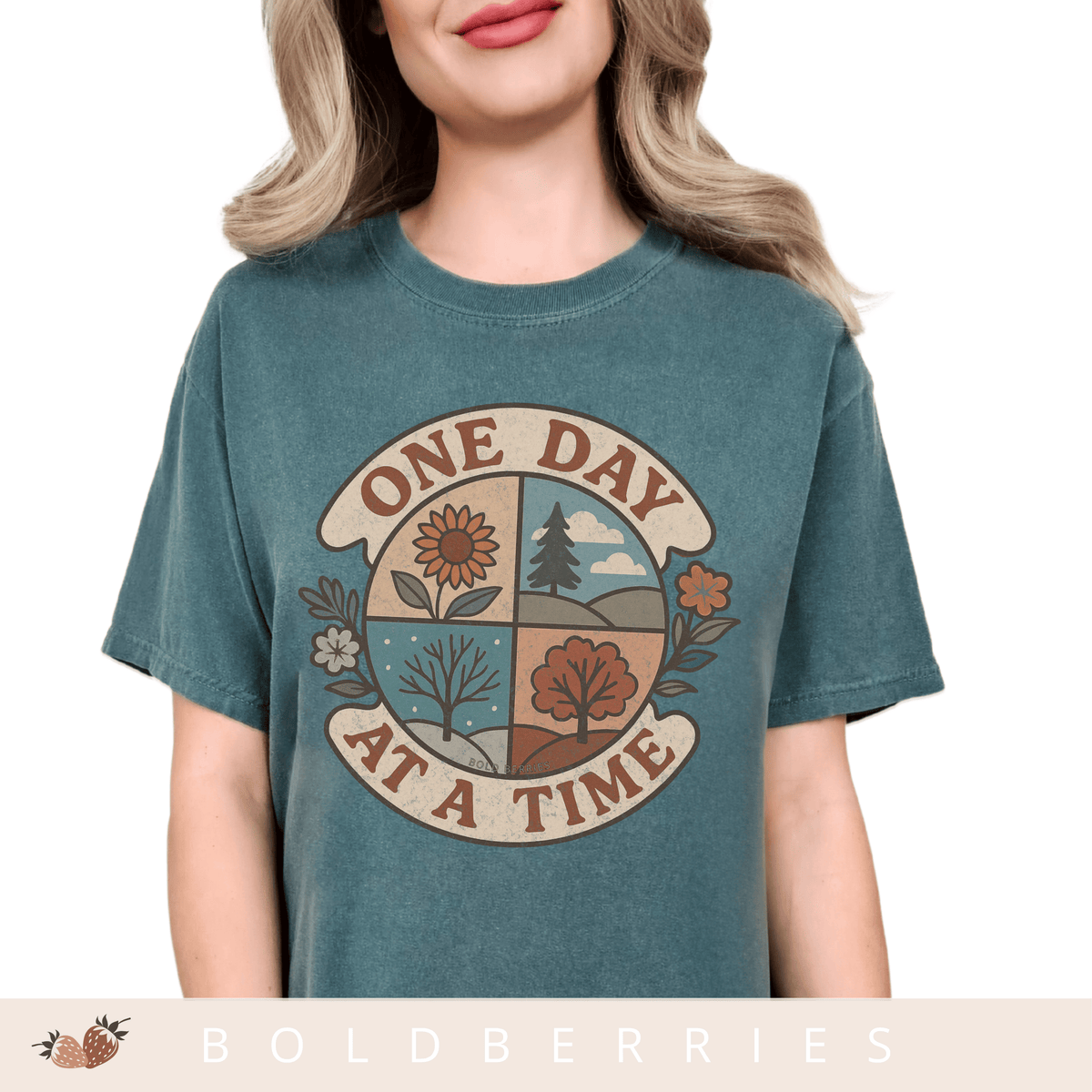 One Day at a Time - Adult T-Shirt