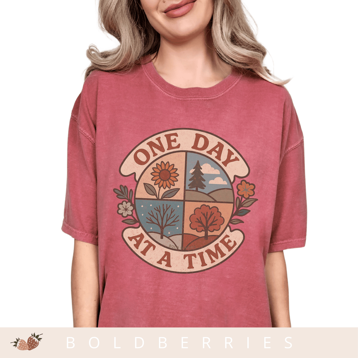 One Day at a Time - Adult T-Shirt