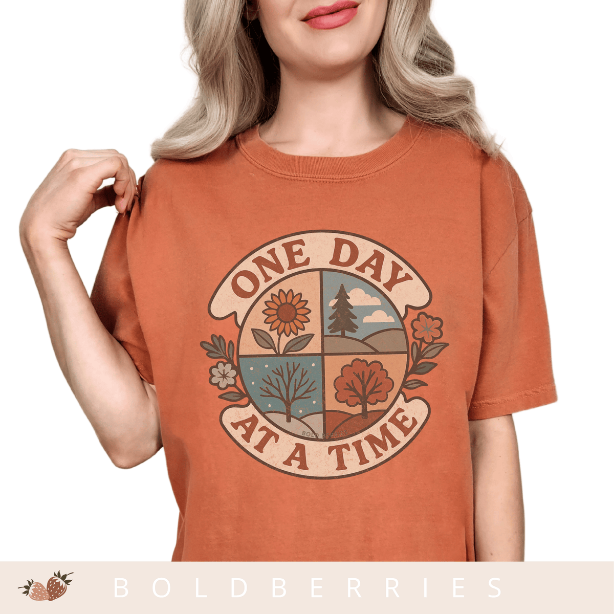 One Day at a Time - Adult T-Shirt