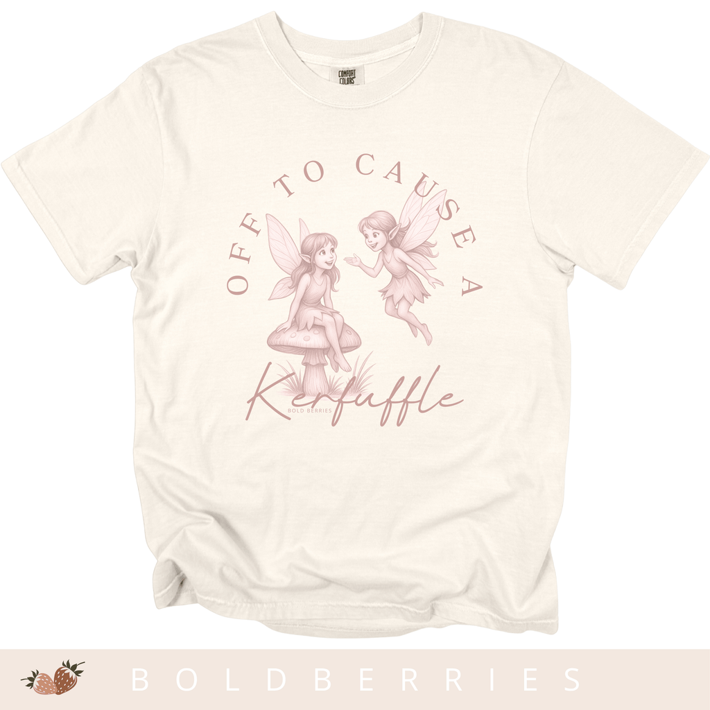 Off to Cause a Kerfuffle - Adult T-Shirt