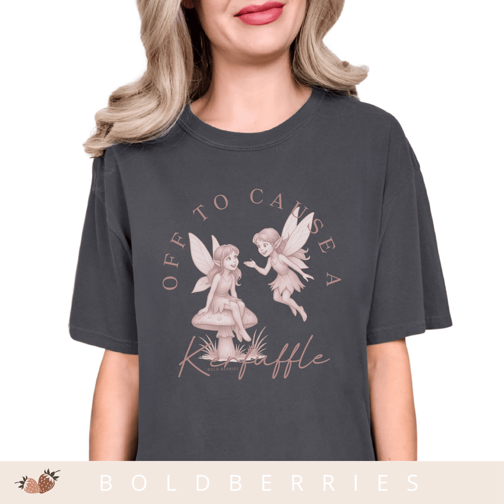 Off to Cause a Kerfuffle - Adult T-Shirt
