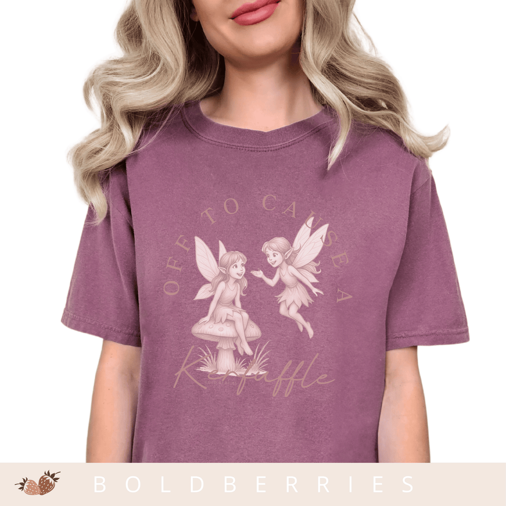 Off to Cause a Kerfuffle - Adult T-Shirt