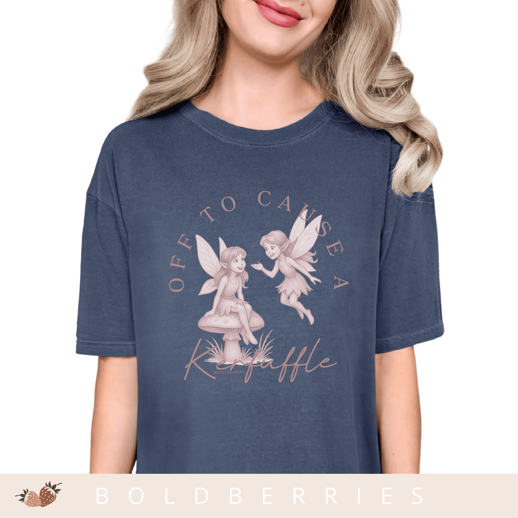 Off to Cause a Kerfuffle - Adult T-Shirt