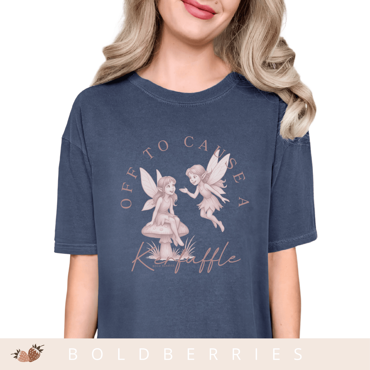 Off to Cause a Kerfuffle - Adult T-Shirt