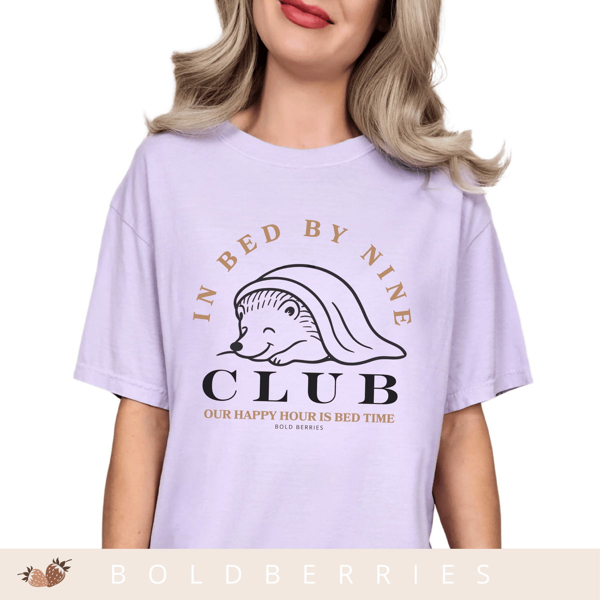 In Bed By Nine Club - Adult T-Shirt