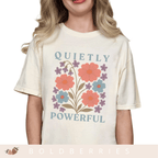 Quietly Powerful - February Birth Flower - Adult T-Shirt