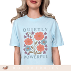 Quietly Powerful - February Birth Flower - Adult T-Shirt