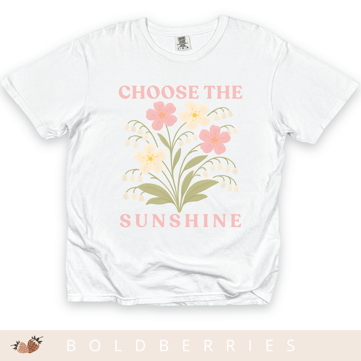 Choose the Sunshine - May Birth Flower - Adult T-Shirt