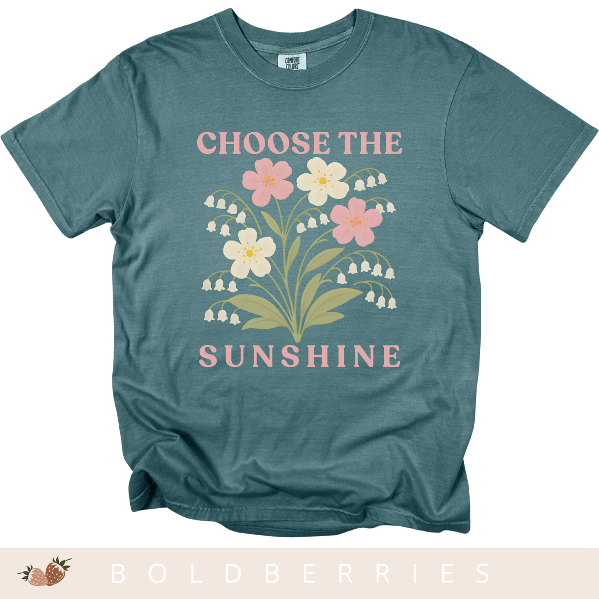 Choose the Sunshine - May Birth Flower - Adult T-Shirt