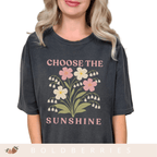 Choose the Sunshine - May Birth Flower - Adult T-Shirt