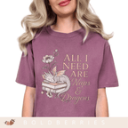 All I Need Are Naps & Dragons - Adult T-Shirt