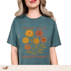 Warm Soul Bright Spirit - October Birth Flowers - Adult T-Shirt