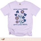 Grow Your Mind - September Birth Flowers - Adult T-Shirt