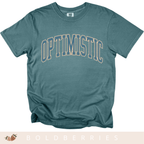 Varsity Optimistic - Adult T-Shirt