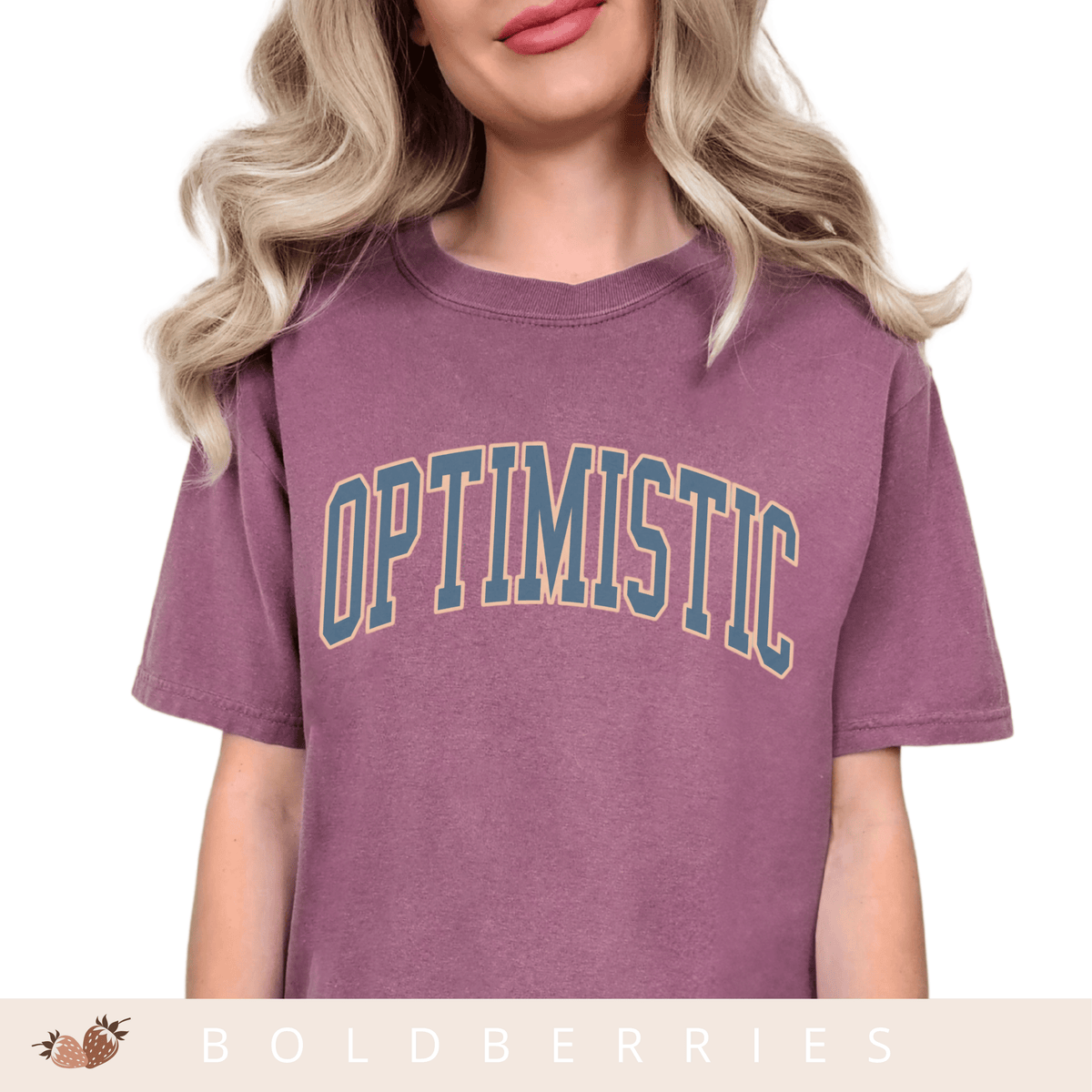 Varsity Optimistic - Adult T-Shirt
