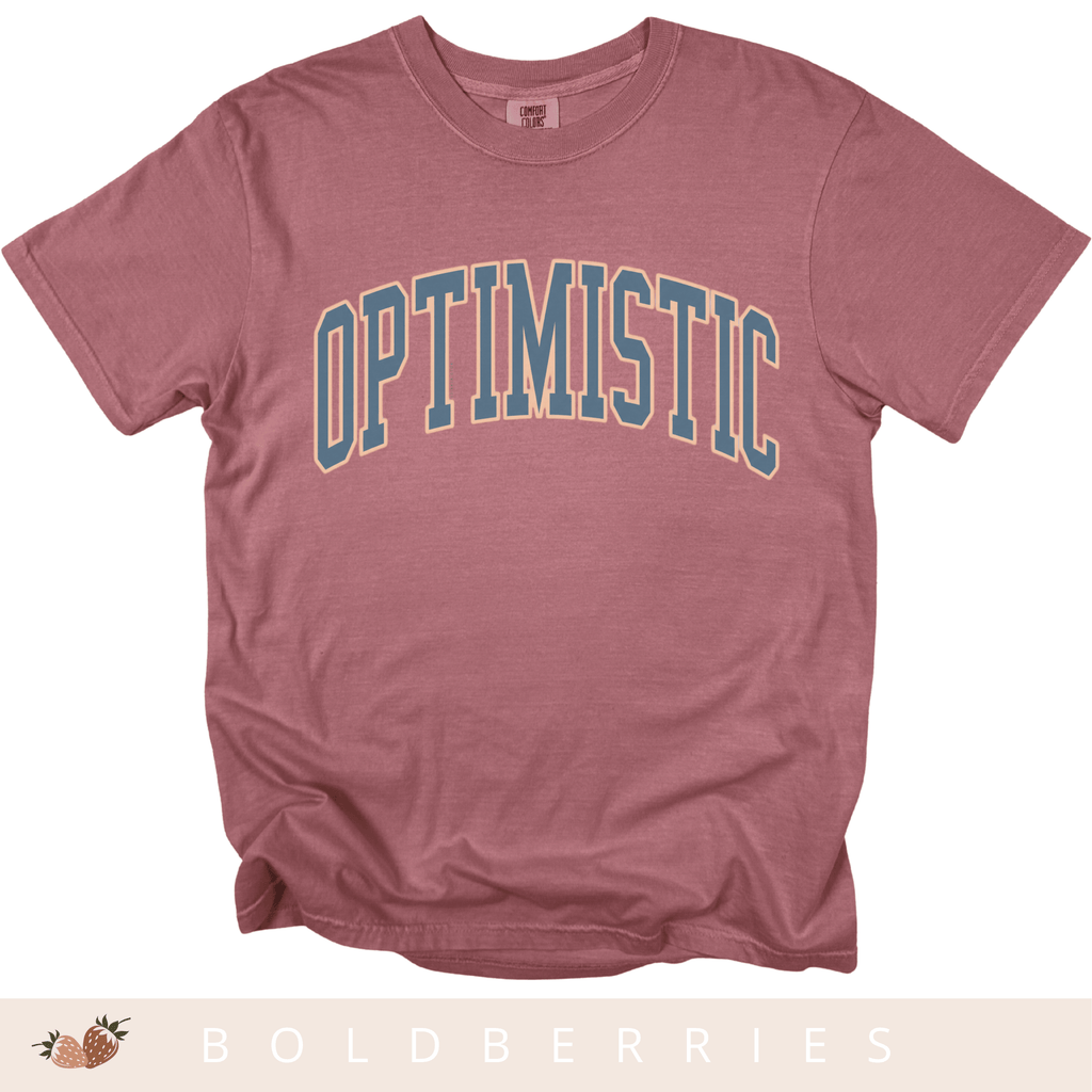 Varsity Optimistic - Adult T-Shirt