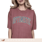Varsity Optimistic - Adult T-Shirt