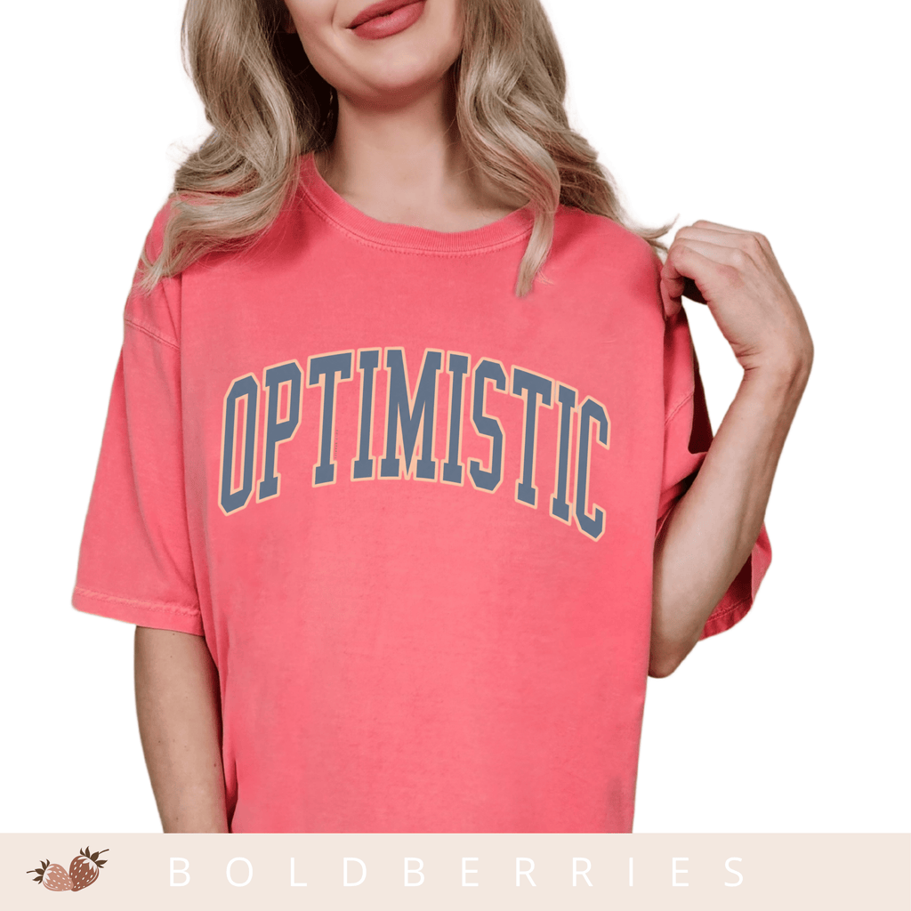 Varsity Optimistic - Adult T-Shirt