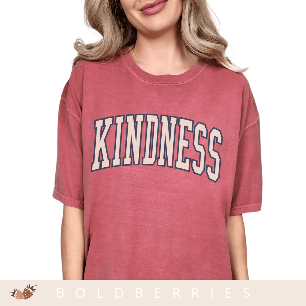 Varsity Kindness - Adult T-Shirt