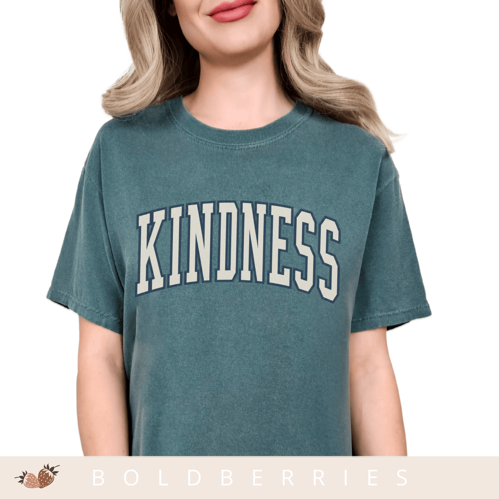 Varsity Kindness - Adult T-Shirt