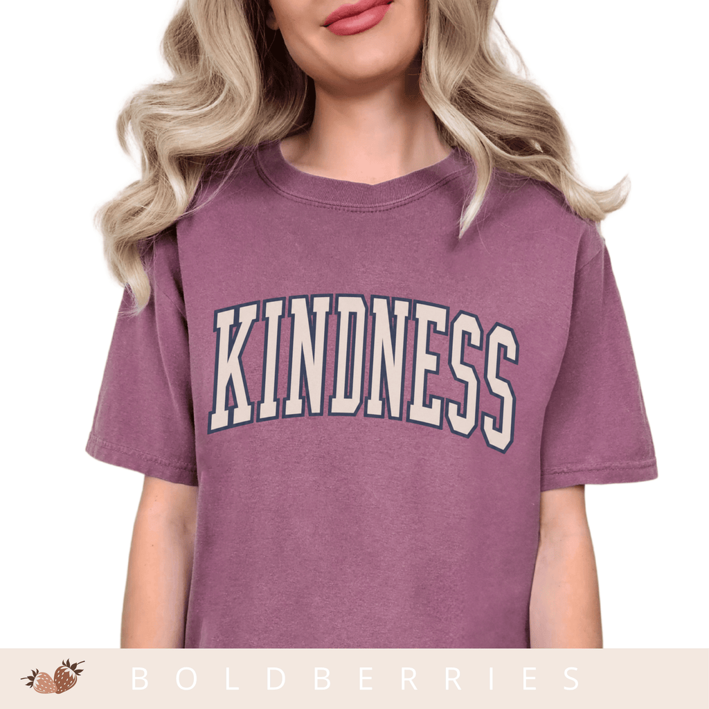 Varsity Kindness - Adult T-Shirt