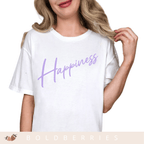 Happiness Script - Adult T-Shirt