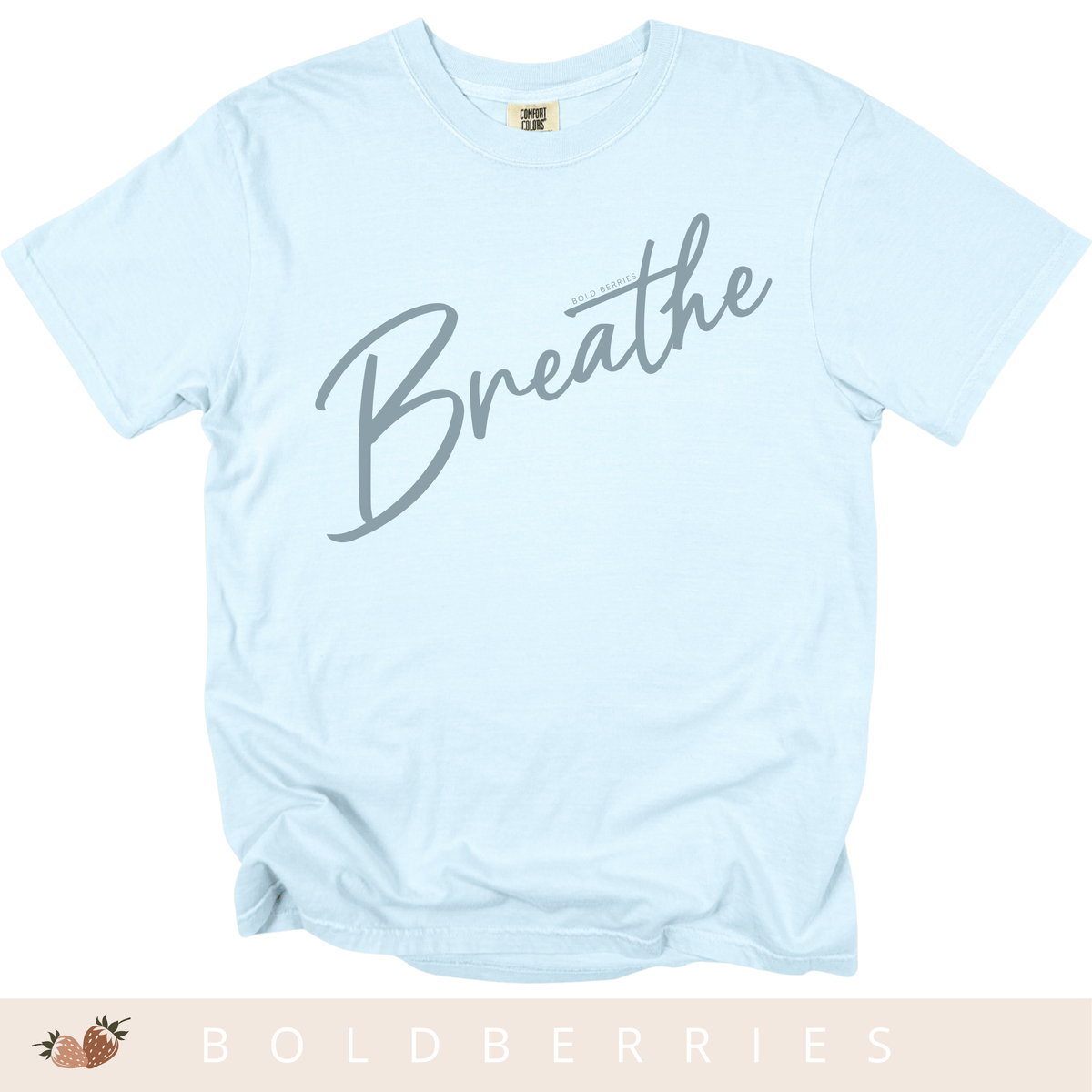 Breathe Script - Adult T-Shirt